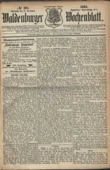 Waldenburger Wochenblatt, Jg. 29, 1883, nr 101
