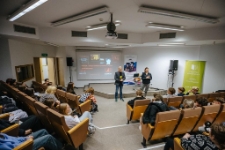 Podcasty kryminalne, wykład Oliwia Tarasewicz-Gryt (fot. 4) [Dokument ikonograficzny]