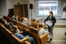 Podcasty kryminalne, wykład Oliwia Tarasewicz-Gryt (fot. 12) [Dokument ikonograficzny]