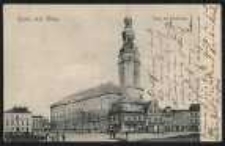 Gruss aus Ohlau – Ring mit Rathaus [Dokument ikonograficzny]