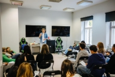 Spotkanie dla młodzieży &ndash; Boguś Janiszewski (fot. 7) [Dokument ikonograficzny]