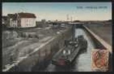 Ohlau – Schleppzug-Schleuse [Dokument ikonograficzny]