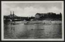 Ohlau – Oderstrand, Oderbrücke u. Jung’s Gasthaus [Dokument ikonograficzny]