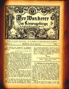 Der Wanderer im Riesengebirge, 1885, nr 36