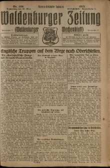 Waldenburger Zeitung, Jg. 67, 1921, nr 120
