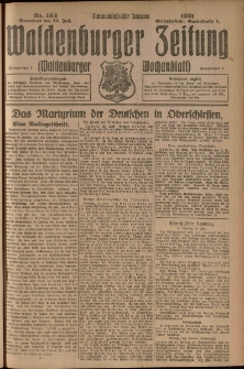 Waldenburger Zeitung, Jg. 67, 1921, nr 164