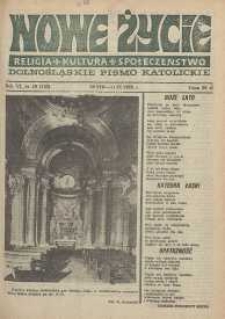 Nowe Życie: dolnośląskie pismo katolickie: religia, kultura, społeczeństwo, 1988, nr 18 (133)