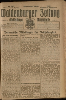 Waldenburger Zeitung, Jg. 67, 1921, nr 292