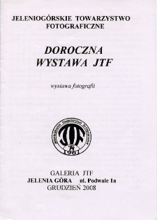 Doroczna Wystawa JTF - folder [Dokument Życia Społecznego]