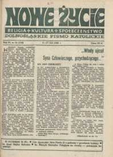 Nowe Życie: dolnośląskie pismo katolickie: religia, kultura, społeczeństwo, 1988, nr 25 (140)