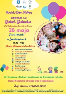 Dzień Dziecka w Parku Miejskim - plakat [Dokument życia społecznego]