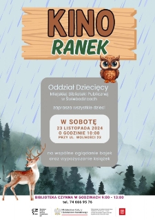 Kinoranek - plakat [Dokument życia społecznego]