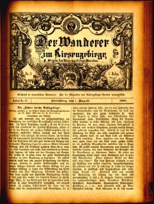 Der Wanderer im Riesengebirge, 1885, nr 43