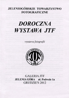 Doroczna wystawa JTF - katalog [Dokument życia społecznego]
