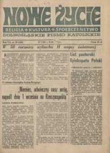 Nowe Życie: dolnośląskie pismo katolickie: religia, kultura, społeczeństwo, 1989, nr 19 (160)