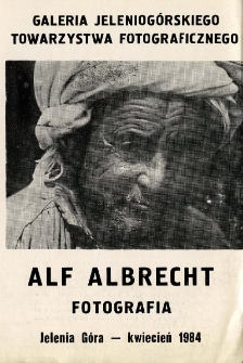 Alf Albrecht : fotografia - katalog [Dokument życia społecznego]