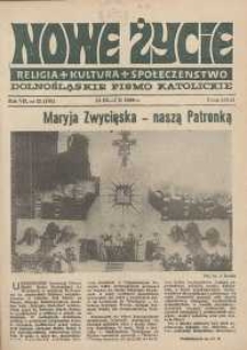 Nowe Życie: dolnośląskie pismo katolickie: religia, kultura, społeczeństwo, 1989, nr 21 (162)