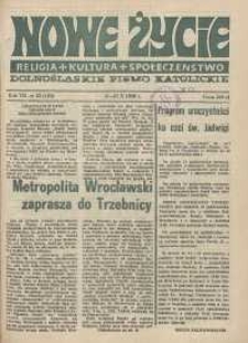 Nowe Życie: dolnośląskie pismo katolickie: religia, kultura, społeczeństwo, 1989, nr 22 (163)