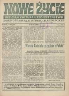 Nowe Życie: dolnośląskie pismo katolickie: religia, kultura, społeczeństwo, 1989, nr 24 (165)