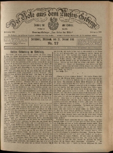 Der Bote aus dem Riesen-Gebirge : Zeitung f&uuml;r alle St&auml;nde, R. 103, 1915, nr 27