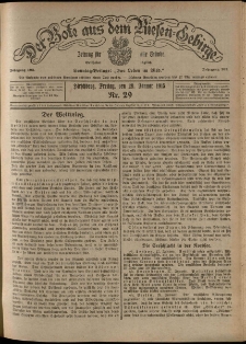Der Bote aus dem Riesen-Gebirge : Zeitung f&uuml;r alle St&auml;nde, R. 103, 1915, nr 29