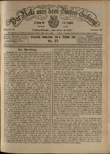Der Bote aus dem Riesen-Gebirge : Zeitung f&uuml;r alle St&auml;nde, R. 103, 1915, nr 37