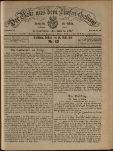 Der Bote aus dem Riesen-Gebirge : Zeitung f&uuml;r alle St&auml;nde, R. 103, 1915, nr 85
