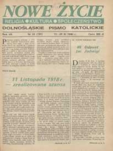 Nowe Życie: dolnośląskie pismo katolickie: religia, kultura, społeczeństwo, 1990, nr 23 (191)