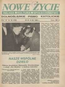 Nowe Życie: dolnośląskie pismo katolickie: religia, kultura, społeczeństwo, 1990, nr 24 (192)