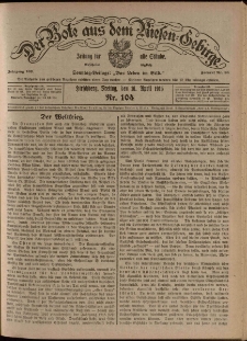 Der Bote aus dem Riesen-Gebirge : Zeitung f&uuml;r alle St&auml;nde, R. 103, 1915, nr 104