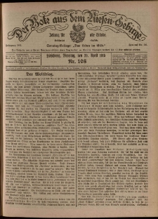 Der Bote aus dem Riesen-Gebirge : Zeitung f&uuml;r alle St&auml;nde, R. 103, 1915, nr 108
