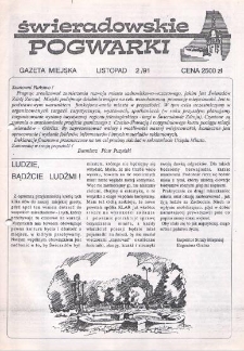 Świeradowskie Pogwarki, 1991, nr 2