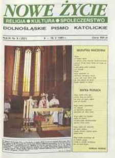 Nowe Życie: dolnośląskie pismo katolickie: religia, kultura, społeczeństwo, 1991, nr 9 (203)