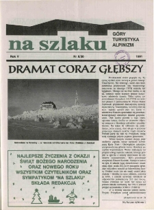 Na Szlaku : g&oacute;ry, turystyka, alpinizm, 1991, nr 6/30