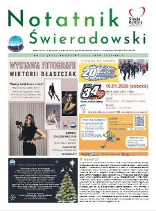 Notatnik Świeradowski : bezpłatny miesięcznik wsp&oacute;lnoty samorządowej Gminy Miejskiej Świerad&oacute;w- Zdr&oacute;j, 2025, nr 12 (325)