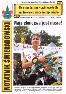 Notatnik Świeradowski, 1999, nr 8 (lipiec)
