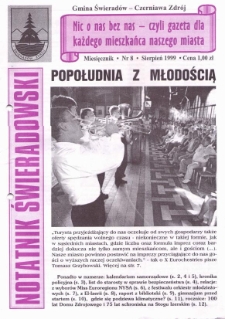 Notatnik Świeradowski, 1999, nr 9! (sierpień)
