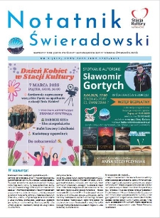 Notatnik Świeradowski : bezpłatny miesięcznik wsp&oacute;lnoty samorządowej Gminy Miejskiej Świerad&oacute;w- Zdr&oacute;j, 2025, nr 2 (315)
