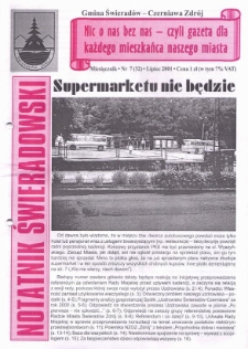 Notatnik Świeradowski, 2001, nr 7 (32)