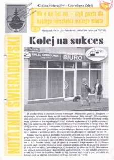 Notatnik Świeradowski, 2001, nr 10 (35)