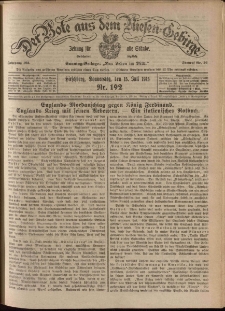Der Bote aus dem Riesen-Gebirge : Zeitung f&uuml;r alle St&auml;nde, R. 103, 1915, nr 192