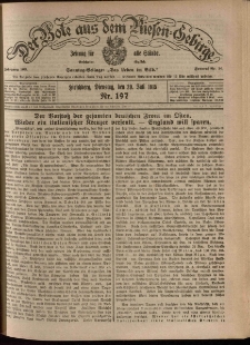 Der Bote aus dem Riesen-Gebirge : Zeitung f&uuml;r alle St&auml;nde, R. 103, 1915, nr 197