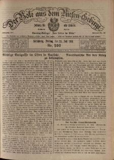 Der Bote aus dem Riesen-Gebirge : Zeitung f&uuml;r alle St&auml;nde, R. 103, 1915, nr 200