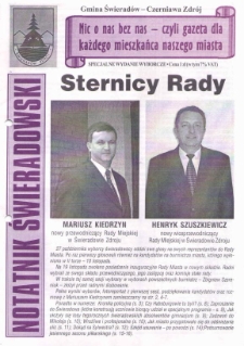 Notatnik Świeradowski, 2002, Specjalne Wydanie Wyborcze