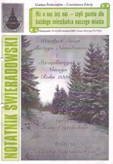 Notatnik Świeradowski, 2002, nr 12 (49)