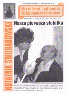 Notatnik Świeradowski, 2003, nr 3 (52)