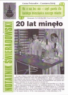 Notatnik Świeradowski, 2003, nr 5 (54)