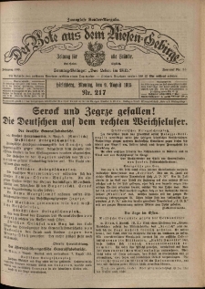 Der Bote aus dem Riesen-Gebirge : Zeitung f&uuml;r alle St&auml;nde, R. 103, 1915, nr 217