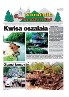 Notatnik Świeradowski : bezpłatny miesięcznik wsp&oacute;lnoty samorządowej Gminy Świerad&oacute;w-Czerniawa Zdr&oacute;j, 2006, nr 8 (93)