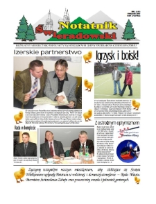 Notatnik Świeradowski : bezpłatny miesięcznik wsp&oacute;lnoty samorządowej Gminy Świerad&oacute;w-Czerniawa Zdr&oacute;j, 2007, nr 3 (100) (kwiecień)